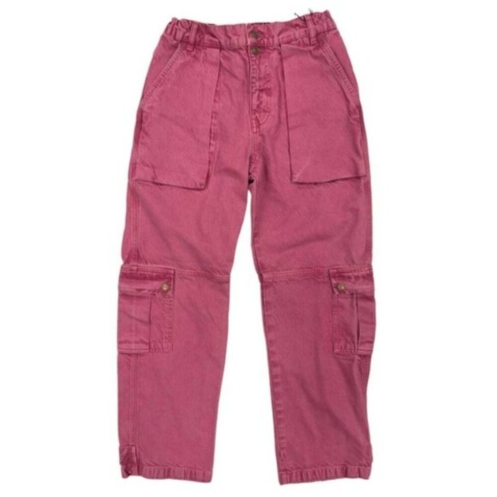 **SOLD NWOT Free People Berry Marx Slouchy Cargo Jeans - Picture 6 of 11